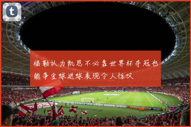 福勒认为凯恩不必靠世界杯夺冠也能争金球进球表现令人惊叹